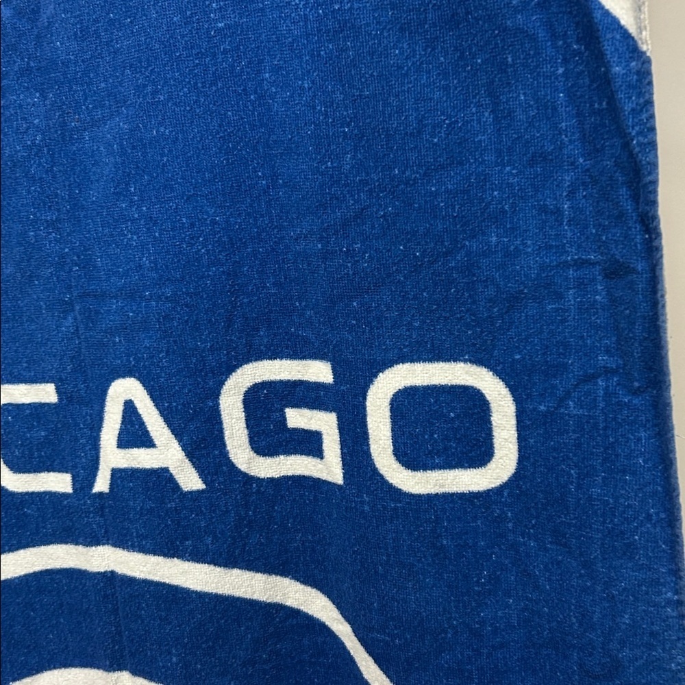 2012 Chicago Cubs beach towel 100% cotton - Picture 5 of 6
